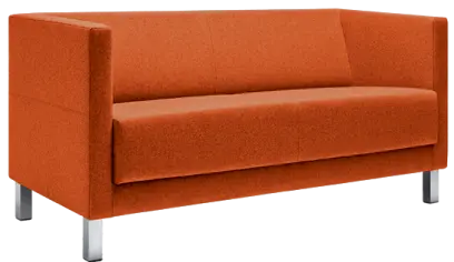 VELA - 3H, křeslo, koženka SL 24 - koženka oranžová